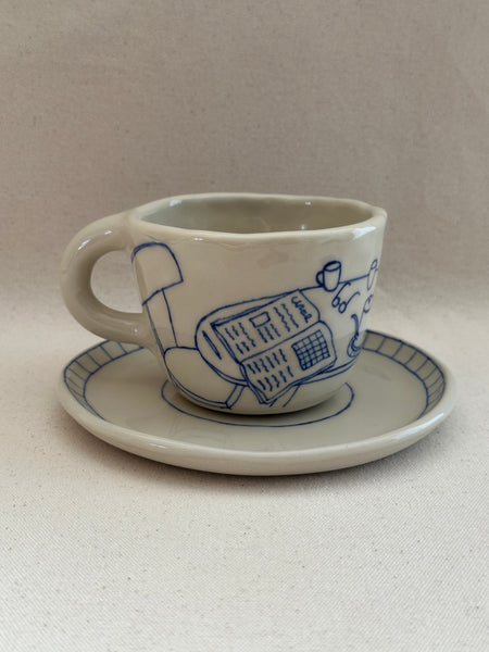 Tasse à thé "La toast à la confiture"