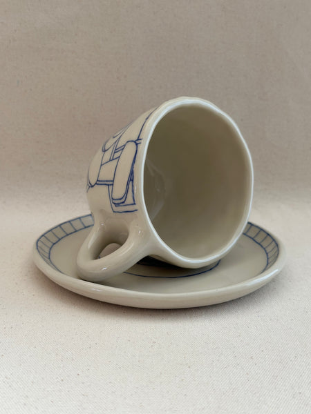 Tasse à thé "La toast à la confiture"