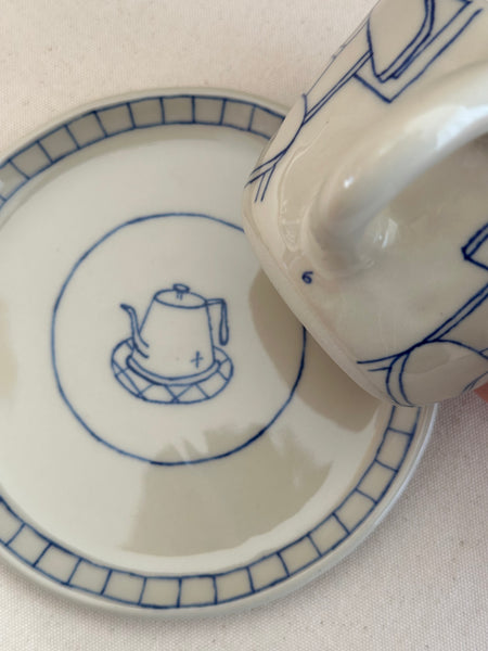 Tasse à thé "La toast à la confiture"