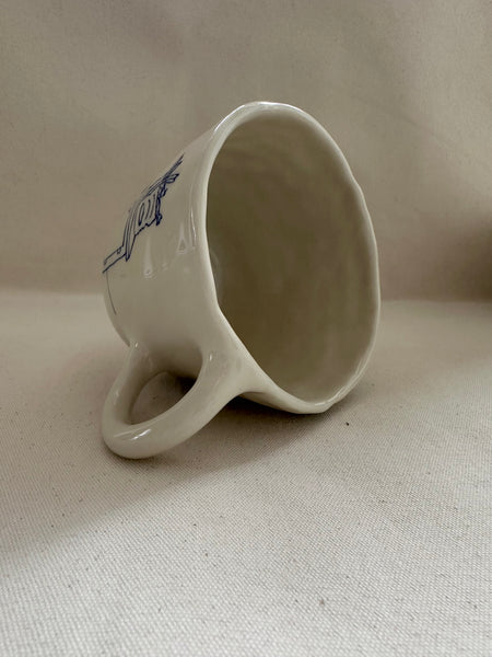 Grande tasse "Les courses"
