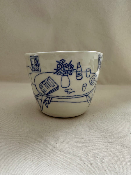 Grande tasse "Le tableau d'un voilier"