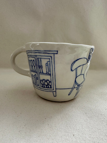 Grande tasse "Le tableau d'un voilier"