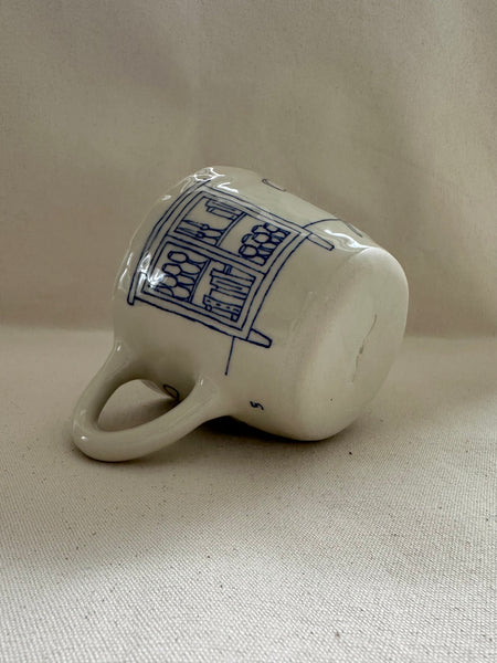 Grande tasse "Le tableau d'un voilier"