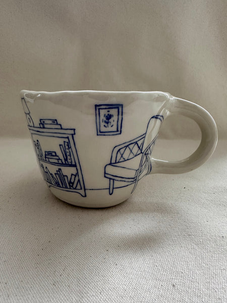 Tasse "La bibliothèque"