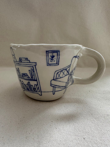 Tasse "La bibliothèque"