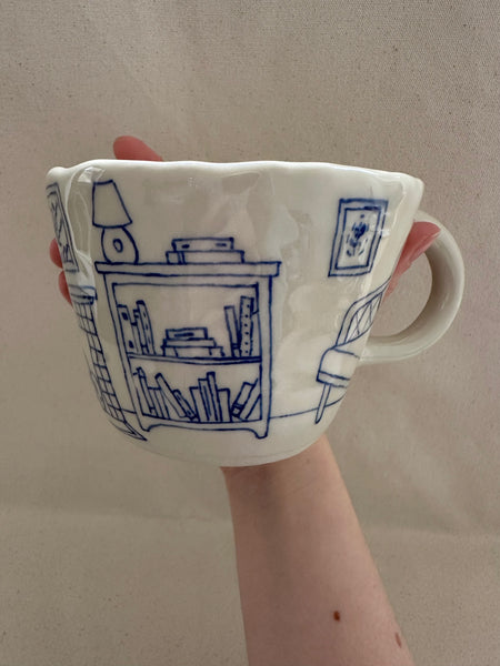 Tasse "La bibliothèque"