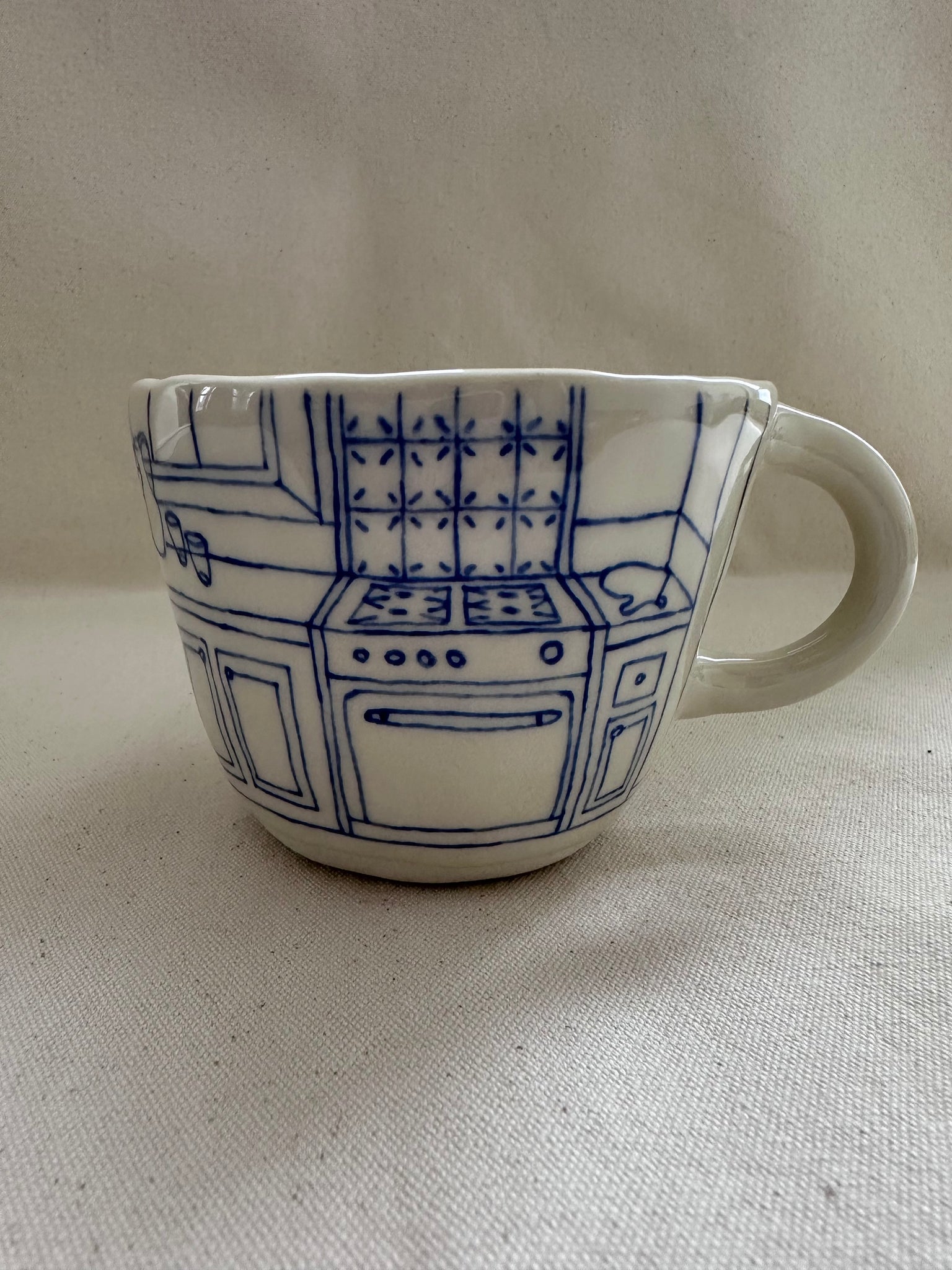 Tasse inédite "Un matin silencieux"