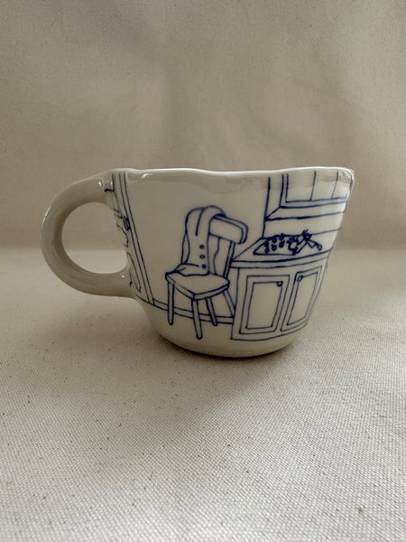 Tasse inédite "Un matin silencieux"