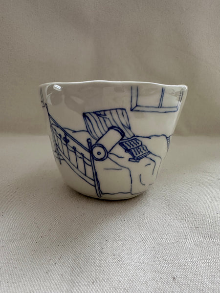 Tasse inédite "La pause d'après diner"