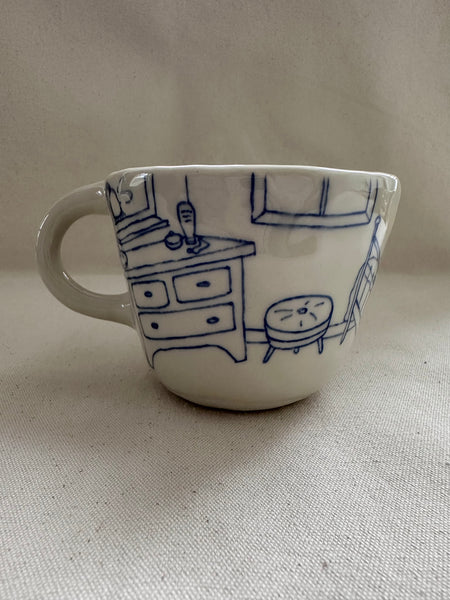 Tasse inédite "La pause d'après diner"
