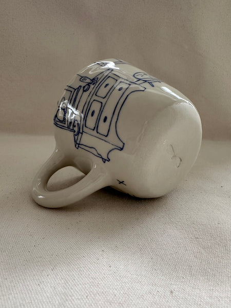 Tasse inédite "La pause d'après diner"