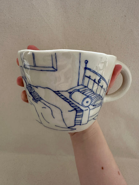 Tasse inédite "La pause d'après diner"