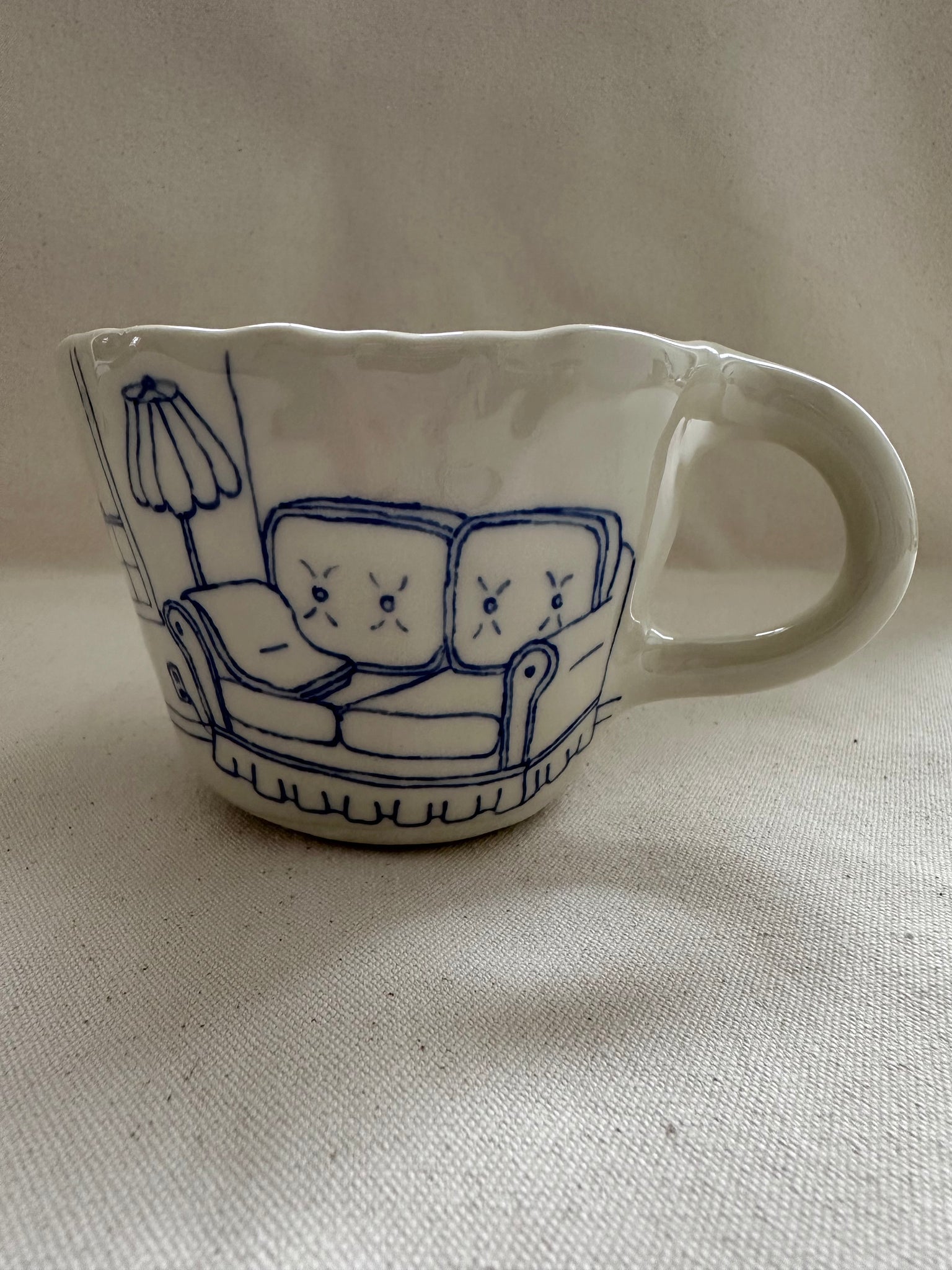 Tasse inédite "La collection de coquillages"