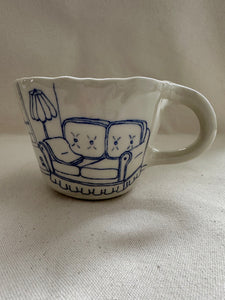 Tasse inédite "La collection de coquillages"