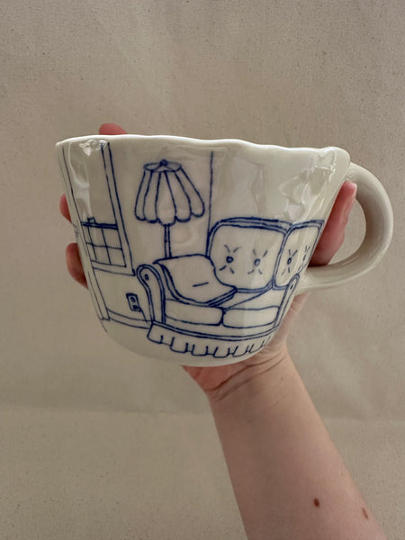 Tasse inédite "La collection de coquillages"