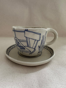 Tasse à thé "Le téléphone"