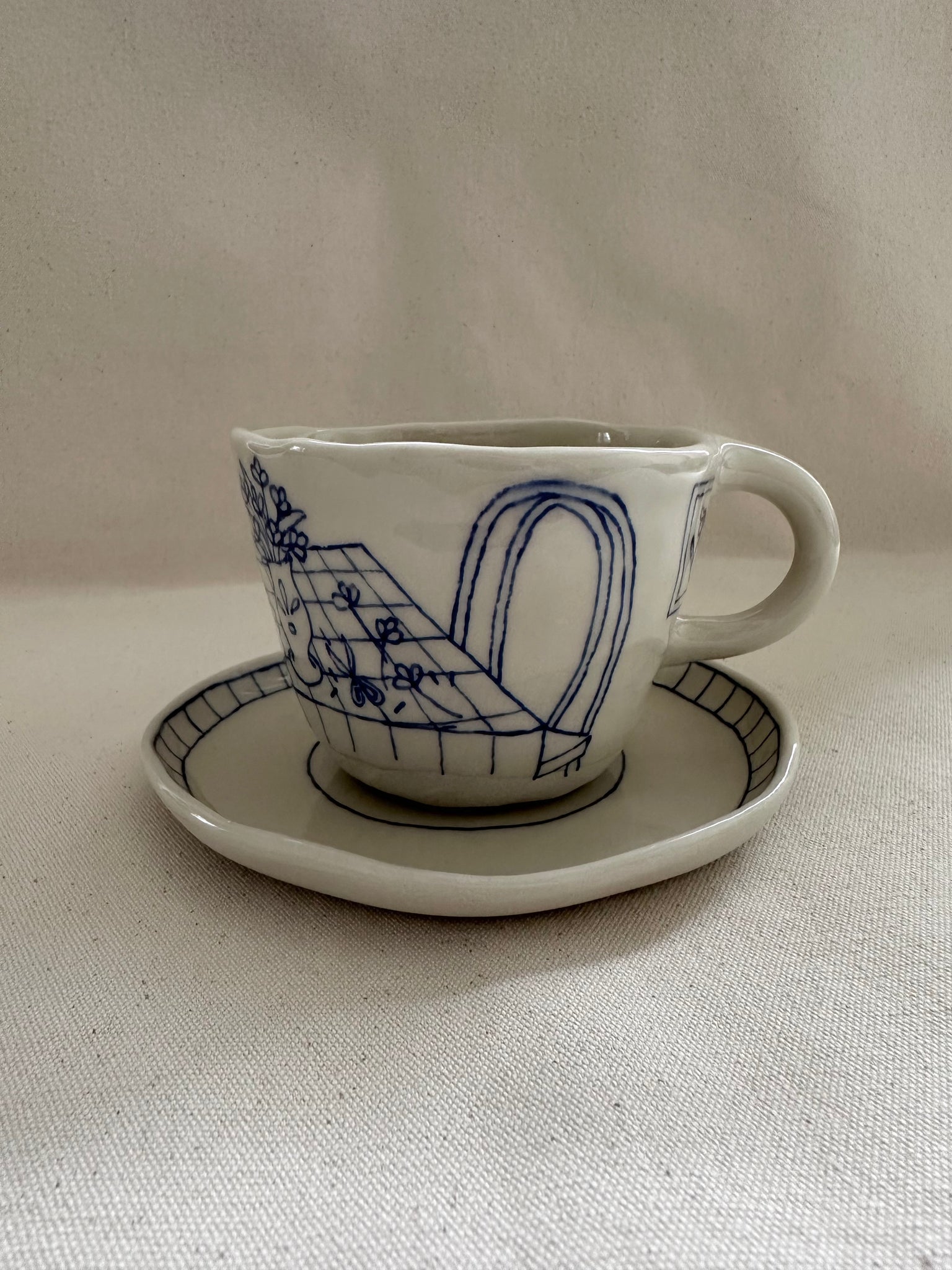 Tasse à thé "Le gâteau"