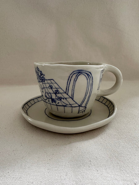 Tasse à thé "Le gâteau"