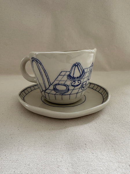 Tasse à thé "Le gâteau"