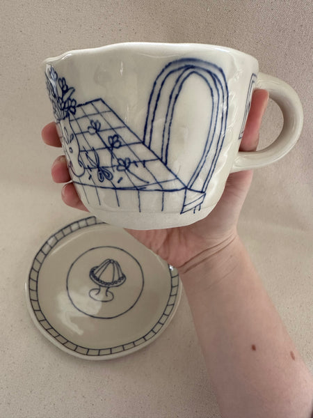 Tasse à thé "Le gâteau"