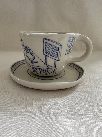 Tasse à thé "Le bouquet"
