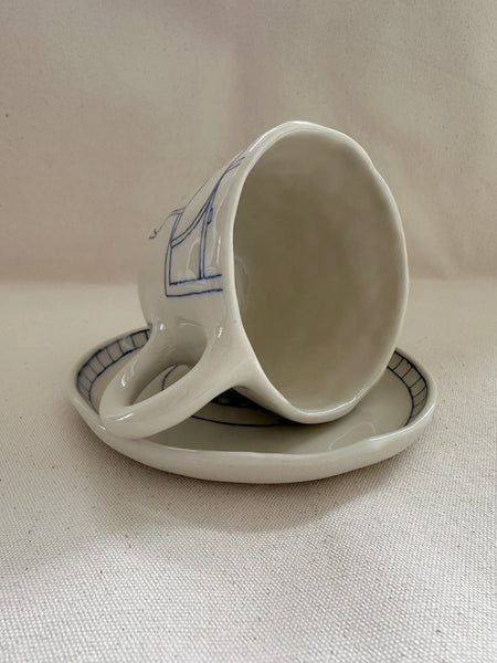 Tasse à thé "La toast à la confiture"