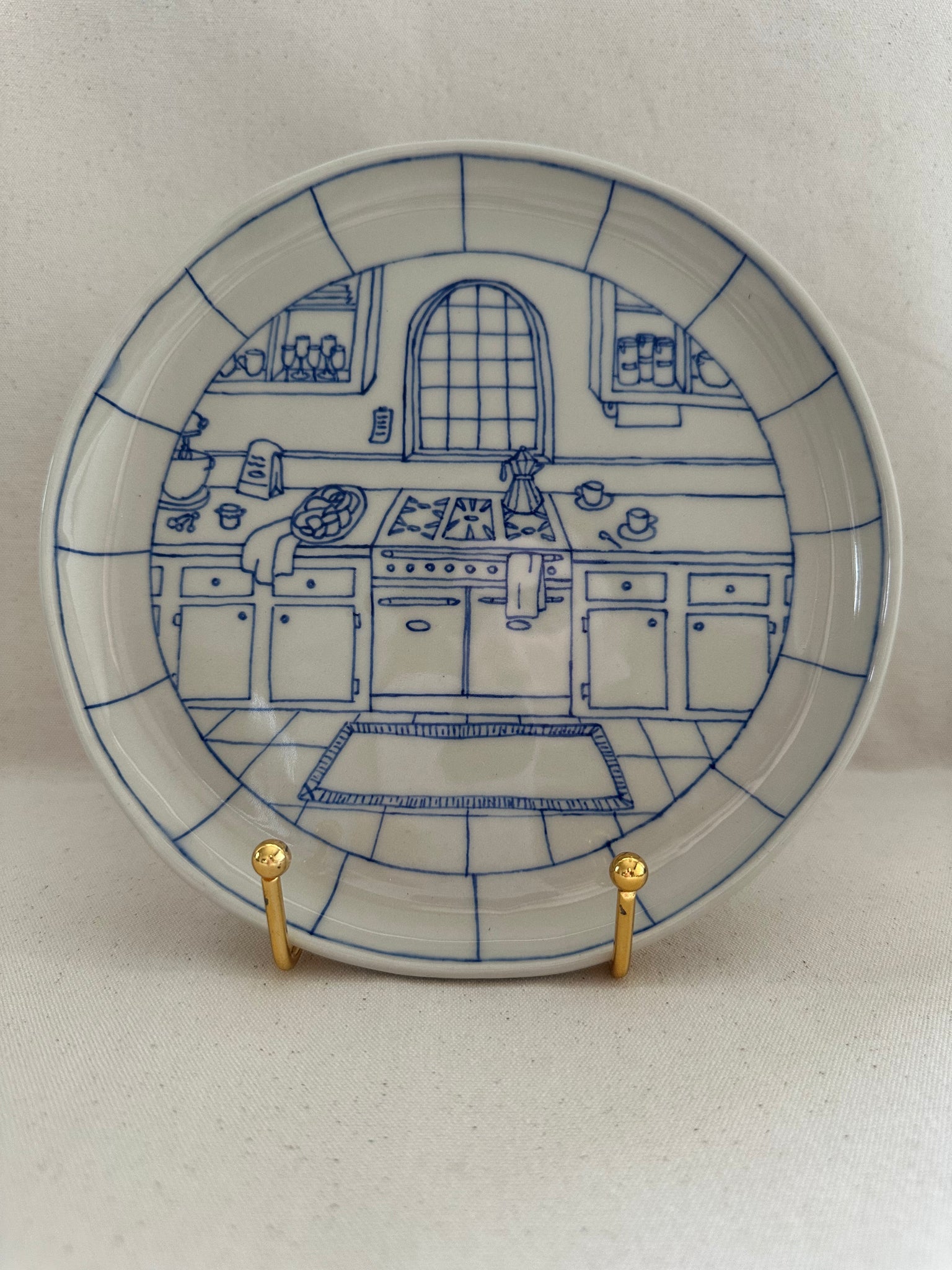 Assiette inédite "Une douce odeur provenant de la cuisine"