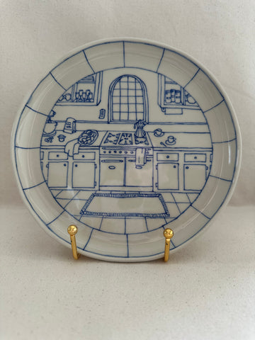 Assiette inédite "Une douce odeur provenant de la cuisine"