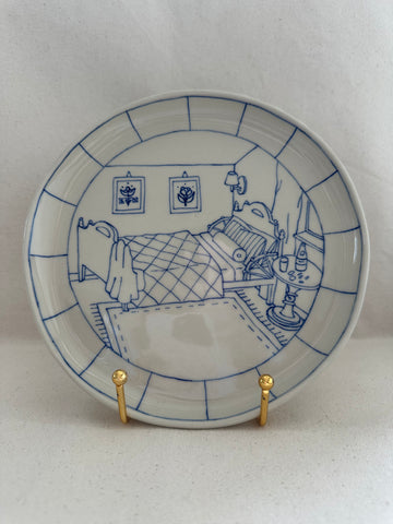 Assiette inédite "Là où j'ai oublié mon pull"