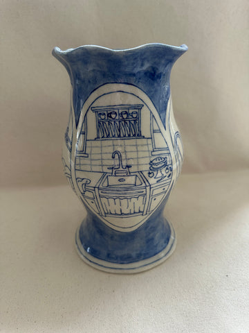 Vase "Fenêtres sur un quotidien"