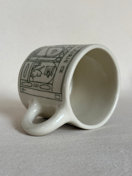 IMPARFAITE tasse "Librairie / Café"