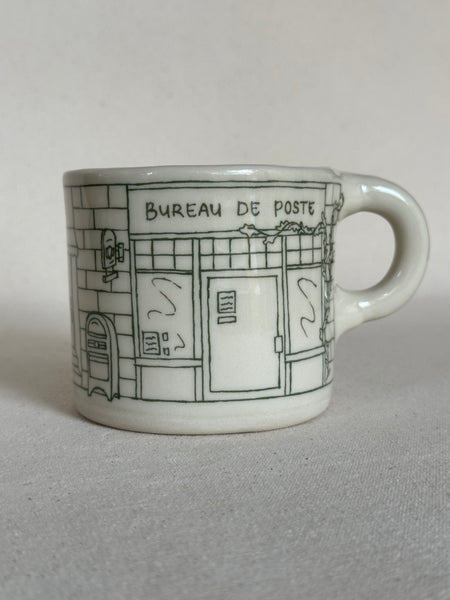 IMPARFAITE tasse "Antiquaire / Bureau de Poste"