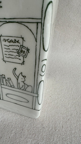 Vase "Librairie / Café"