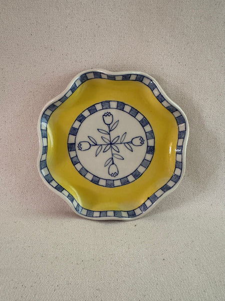 Tasse à thé "Jonquille" jaune jonquille