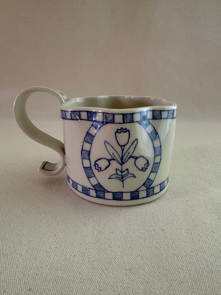 Tasse "Jonquille" bleu classique