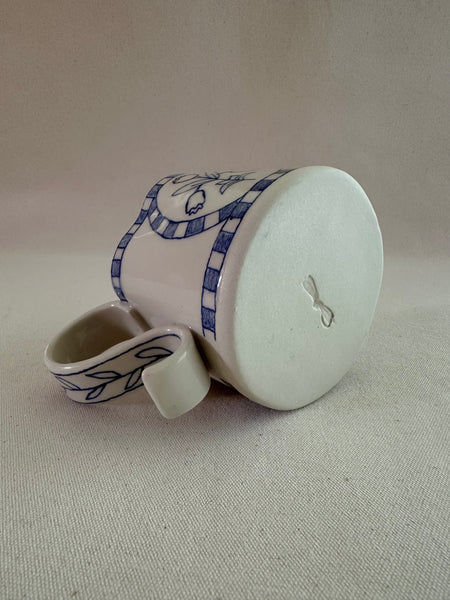 Tasse "Jonquille" bleu classique