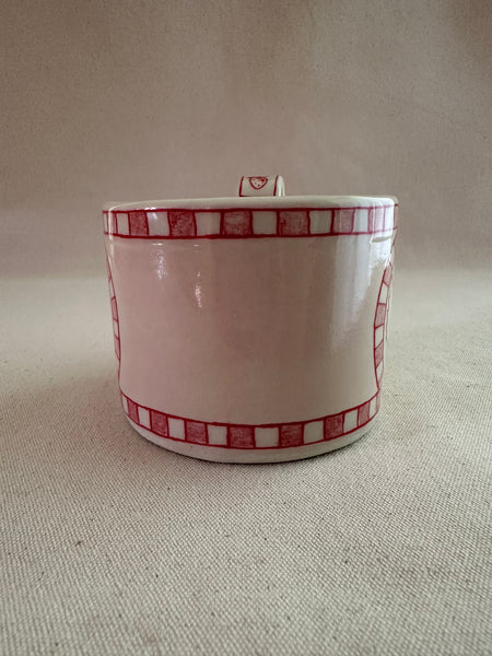 Tasse "Fraises" rouge confiture