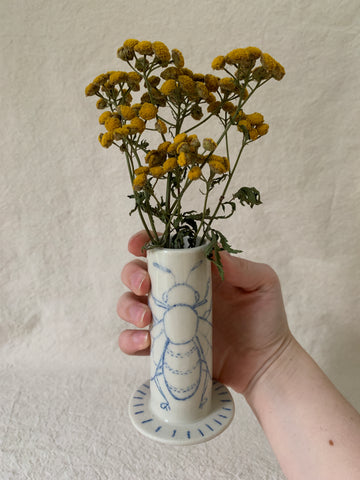 Mini vase "Le chant de l'abeille"