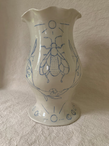 Vase "La chorale de l'abeille et du papillon"