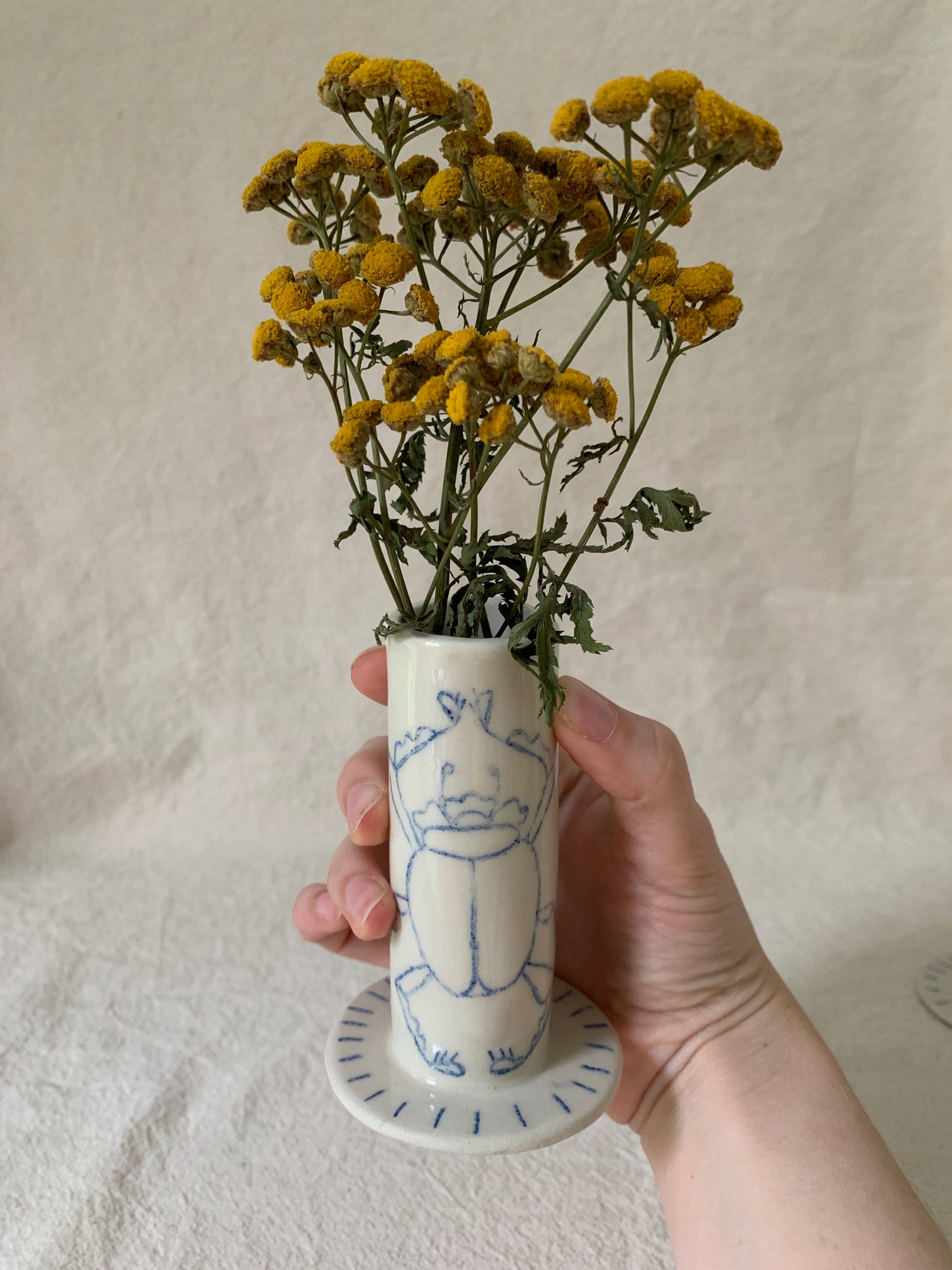 Mini vase "Le chant du coléoptère"