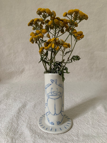 Mini vase "Le chant du coléoptère"