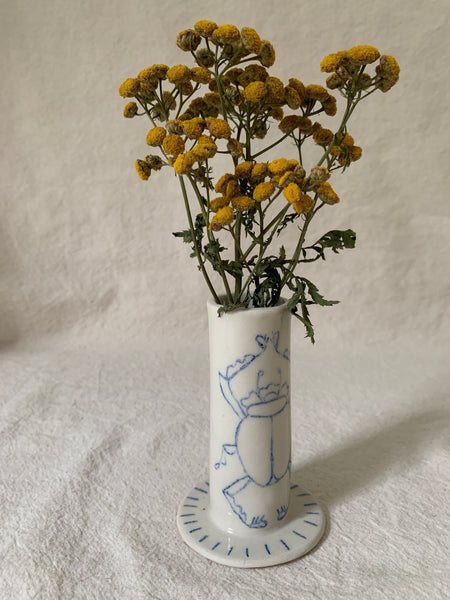 Mini vase "Le chant du coléoptère"