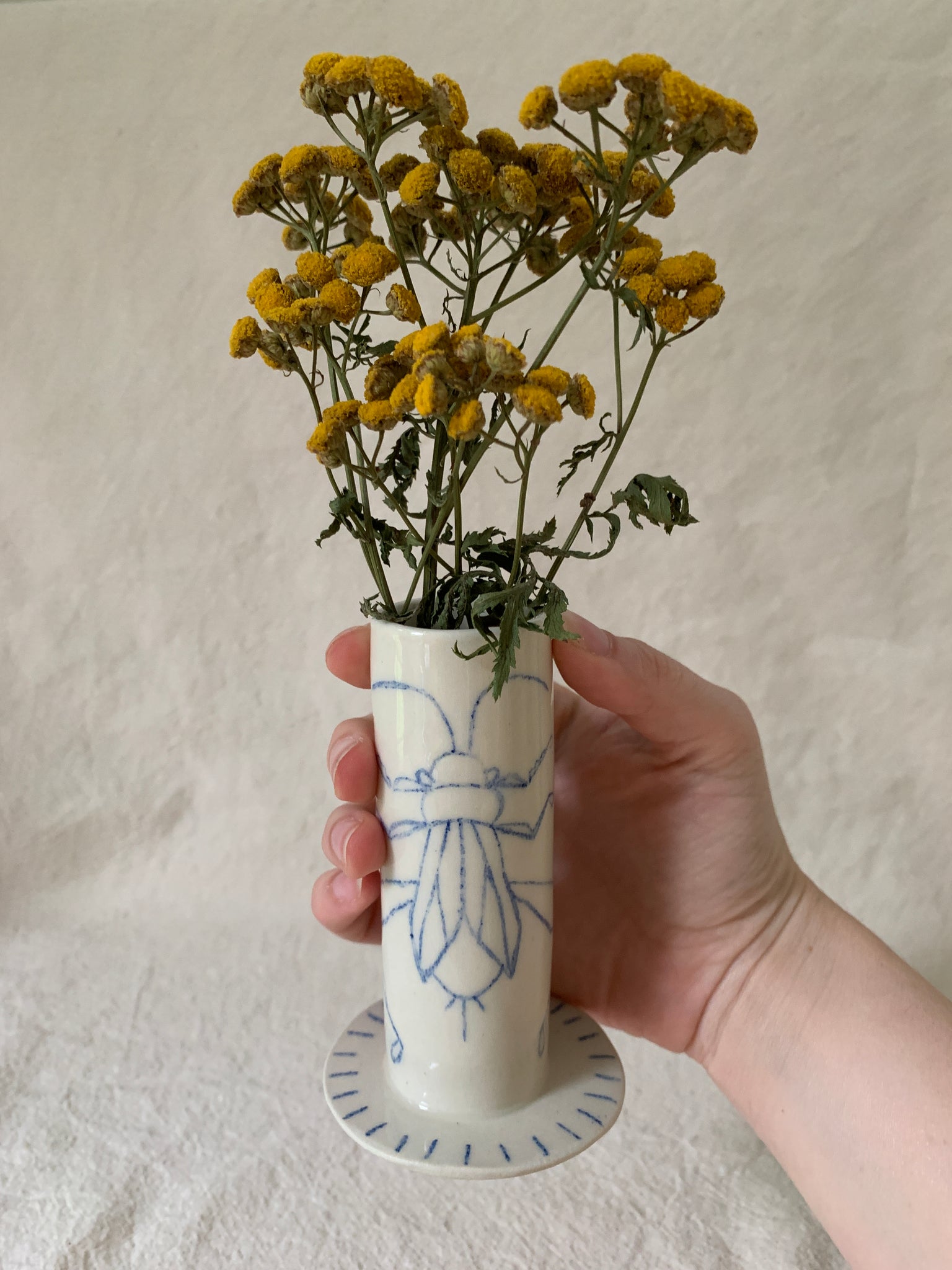 Mini vase "Le chant de la sauterelle"