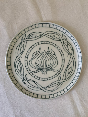 Assiette "Oignon"
