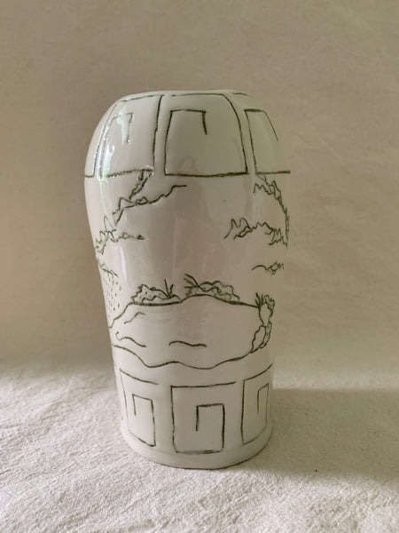 Vase "Un monde où prendre son temps"