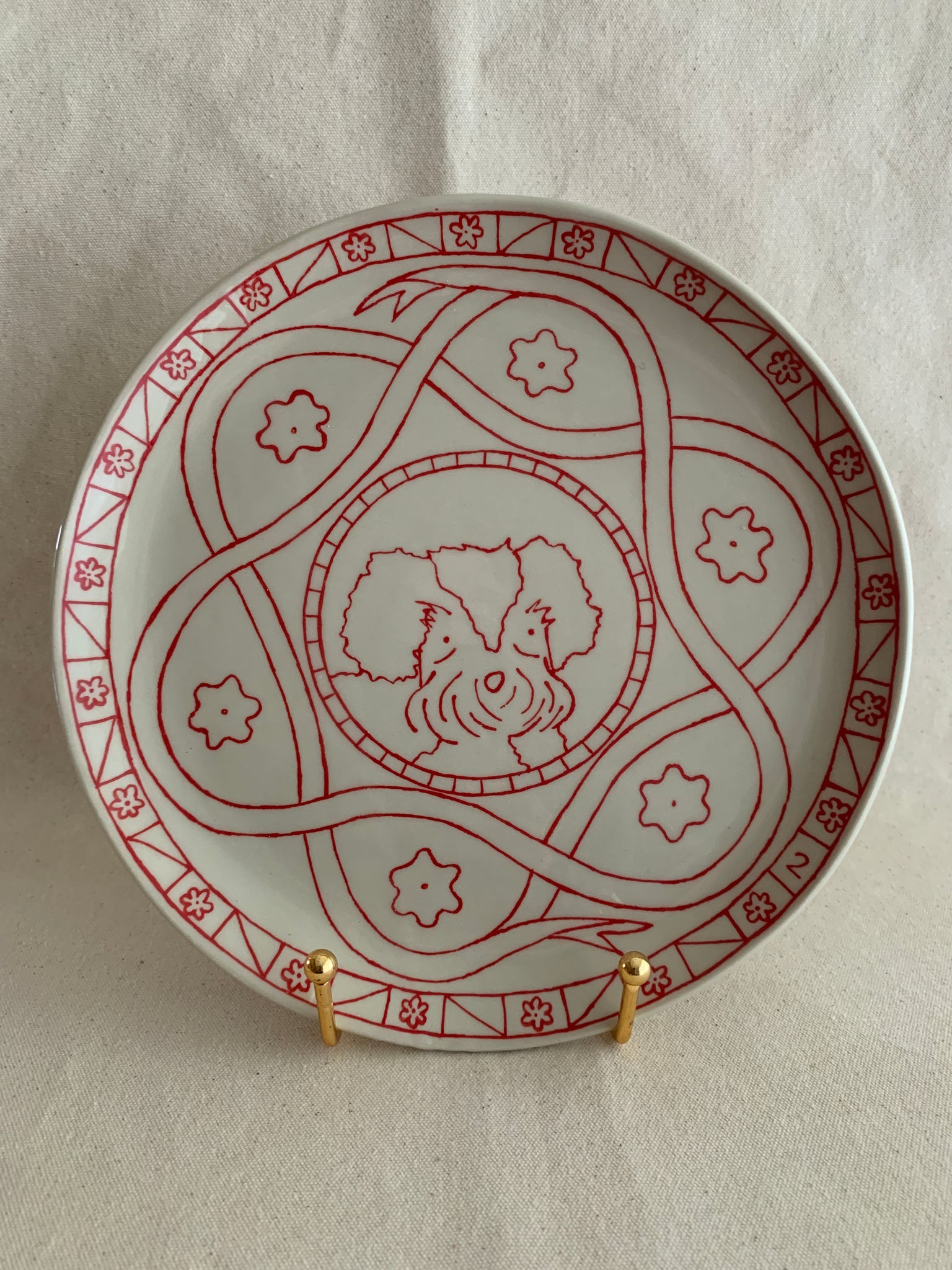 Assiette "Bernadette"