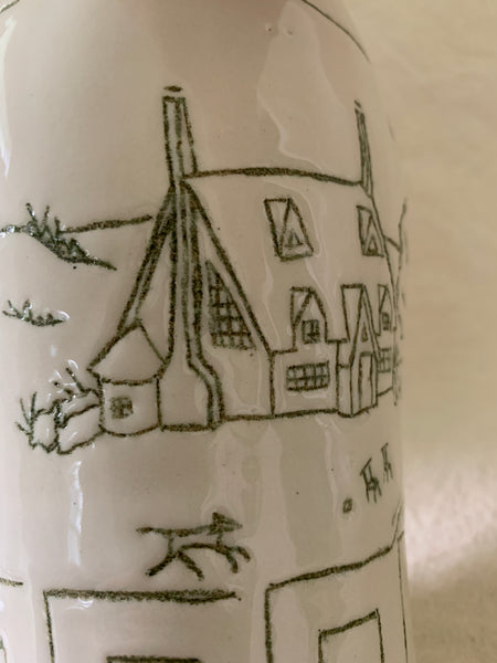 Vase "Un monde qui sent la mer"