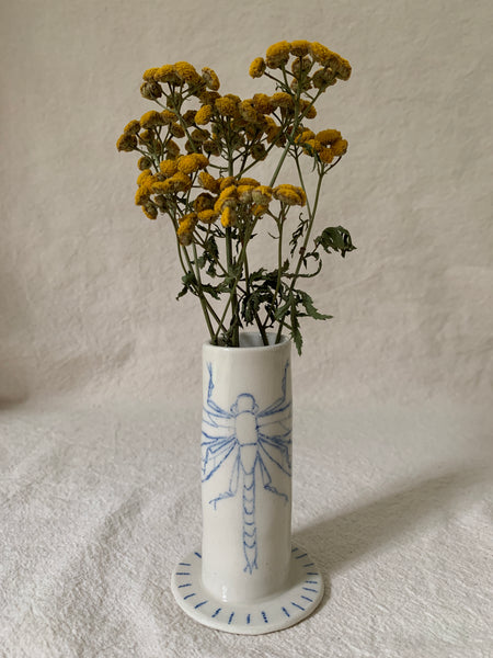 Mini vase "Le chant de la libellule"