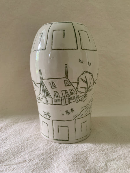 Vase "Un monde qui sent la mer"