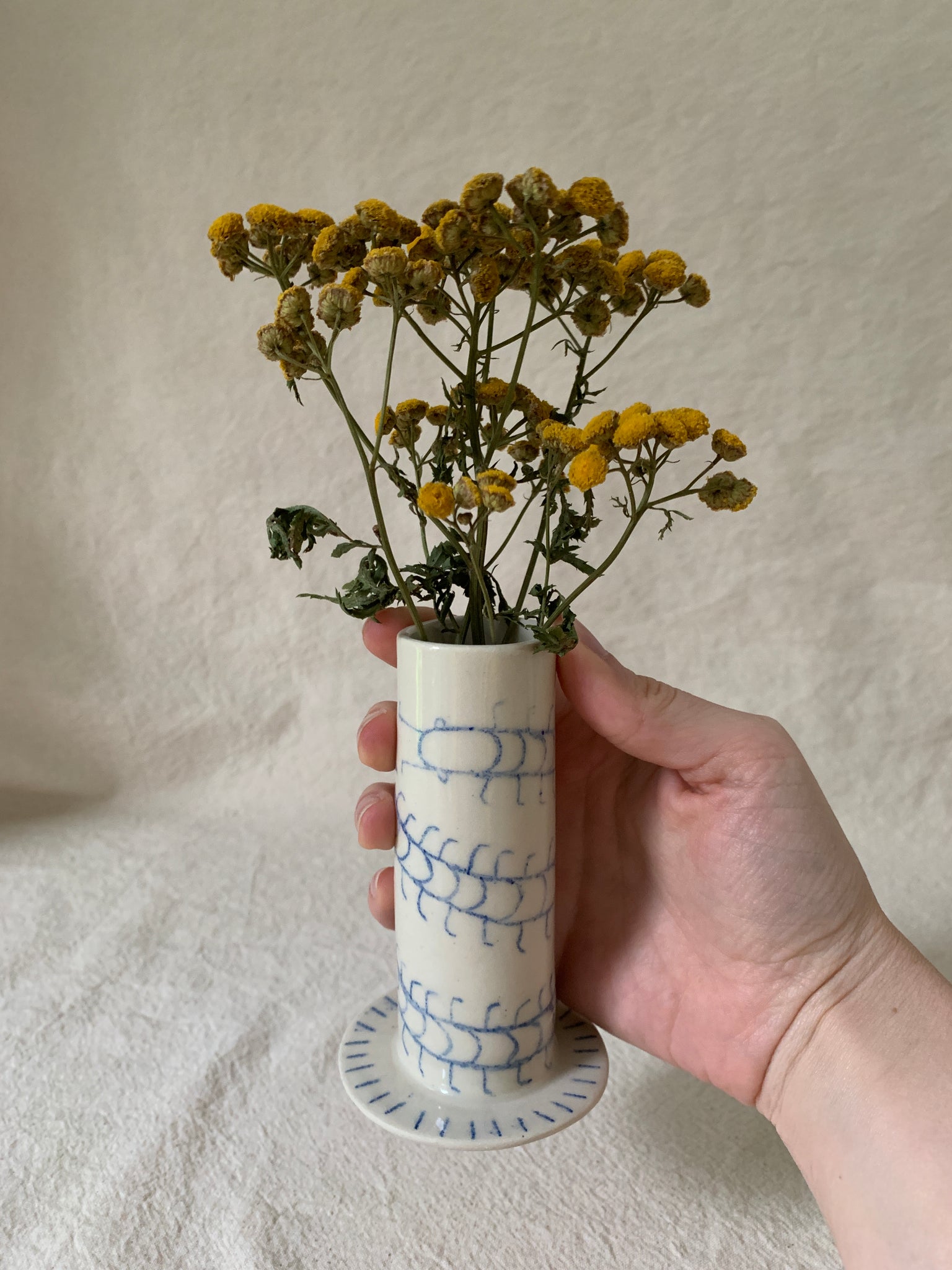 Mini vase "Le chant du mille-pattes"